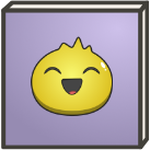 Canvas with a yellow happy slime – Discord-Emote