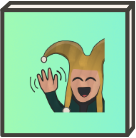 Comic Loki waving and smiling – Loki Twitch-Emote