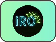 Irokesenigor - Neon Logo - Twitch Neon Logo