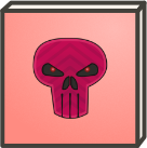 Comic Champion Skull - Twitch Sub-Badge for Martinsher