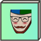 Comic Jester Face - Smiling Face - Twitch Emote for Bavarian Jester
